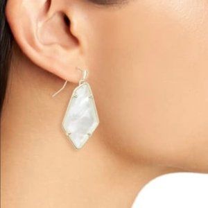 Kendra Scott Emmie Mother of Pearl Gold Drop Earrings
